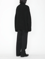 Inflated Oversized Crew / black