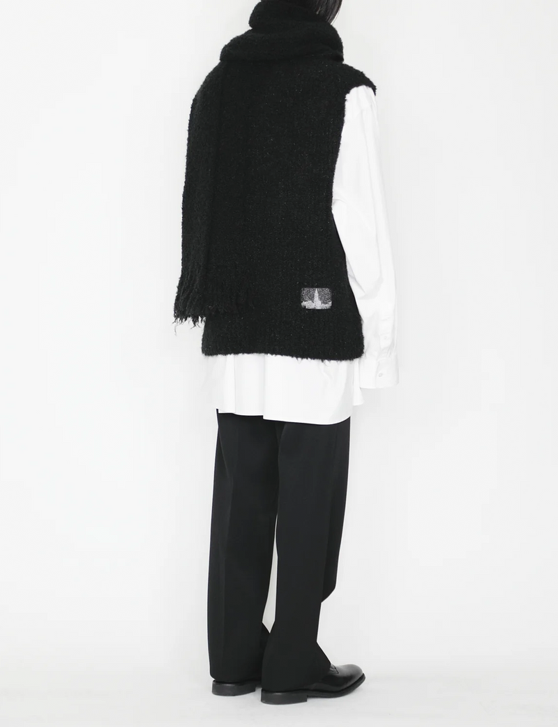 Inflated Scarf / black