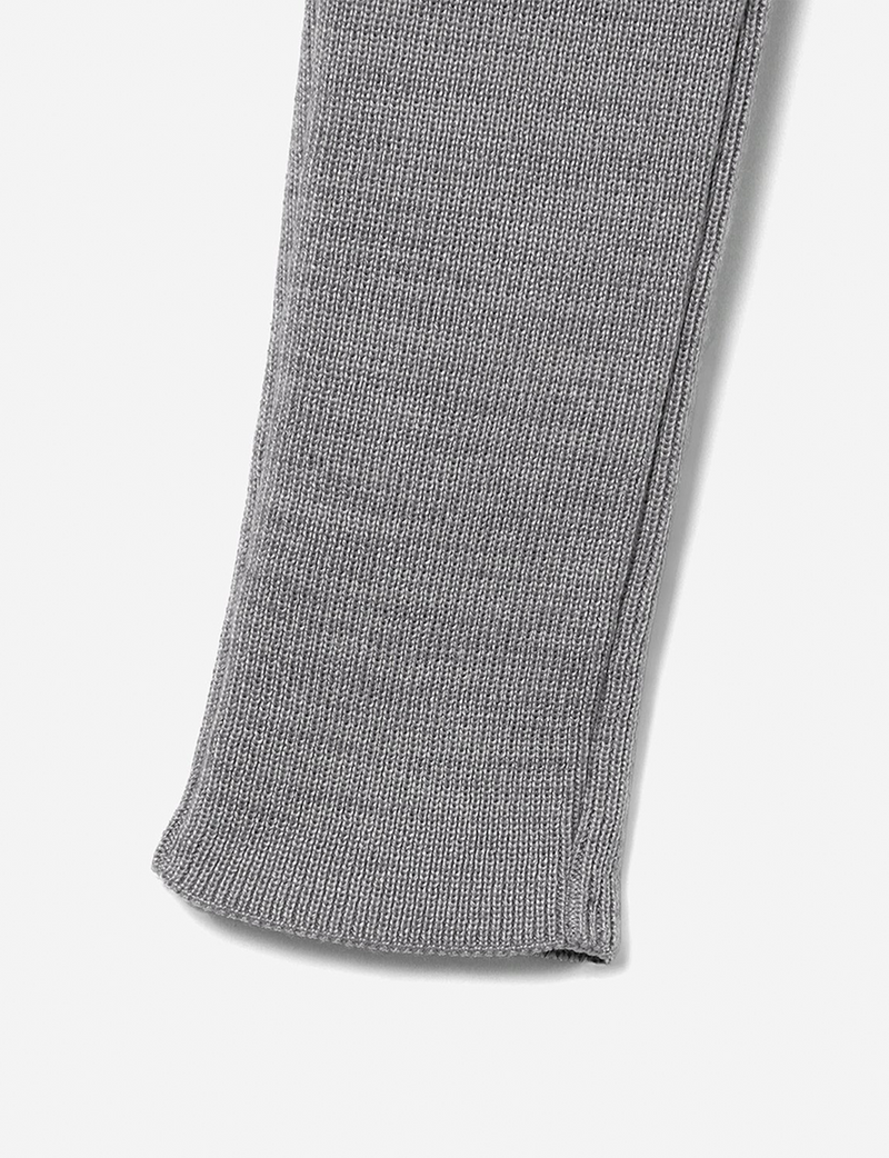 Layered Neck Top / gray