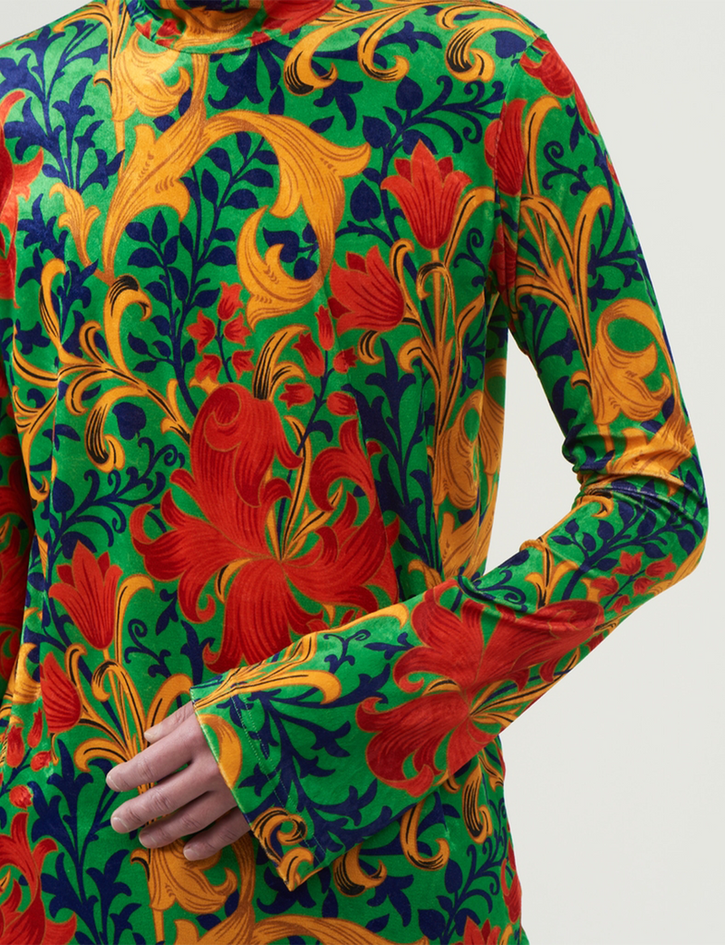 Whole Pattern TurtleNeck – Green