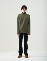 Glitter Turtle Neck – Silver