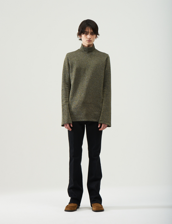 Glitter Turtle Neck – Silver