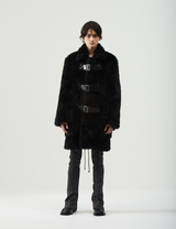 Fake Fur Coat – Black