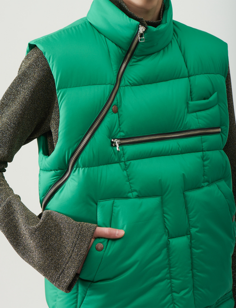 Down Vest – Green
