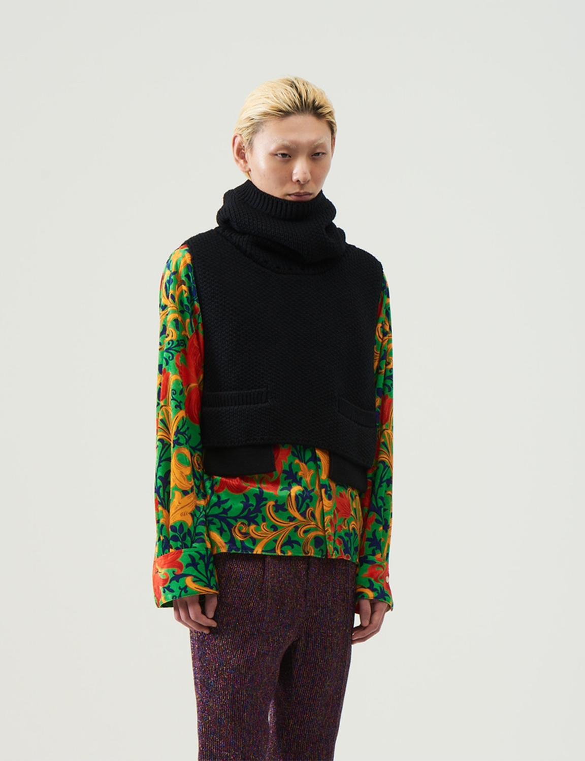 BED j.w. FORD   Balaclava Vest – Black – The Contemporary Fix Kyoto