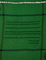Hand Embroidery Scarf – Green