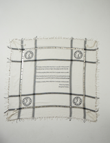 Hand Embroidery Scarf – White