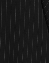 Oversized Shirt / black × stripe