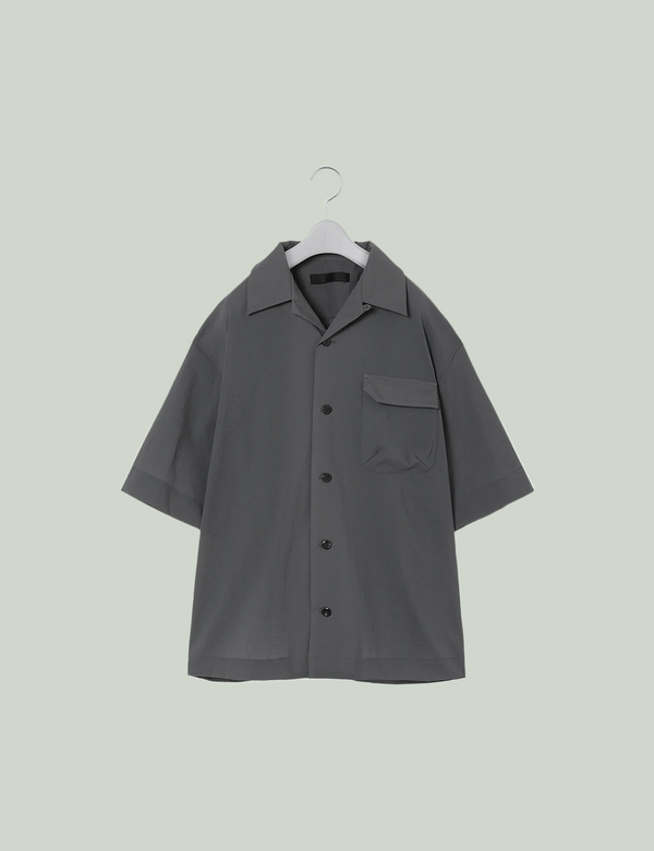 Open Collar Shirt(MID) / gray