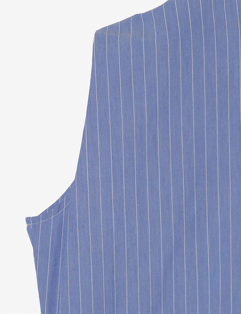 Shaped Dress / blue stripe