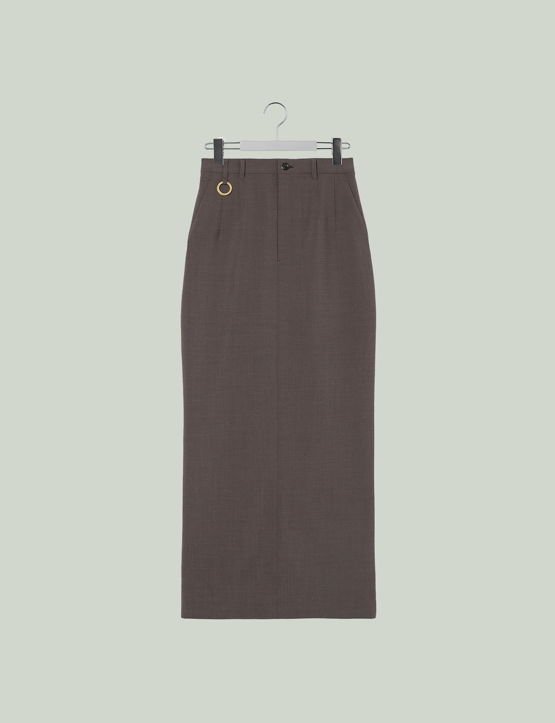 TARO HORIUCHI - Back Open Skirt / brown – The Contemporary Fix Kyoto