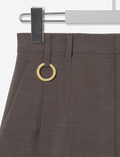 Back Open Skirt / blue