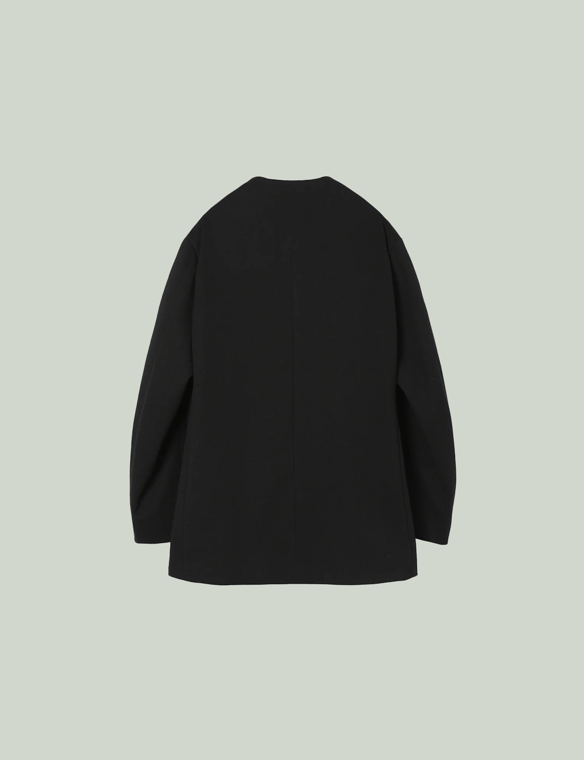 Collarless Jacket / black