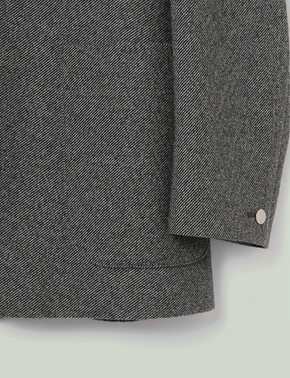 Collarless Jacket / gray