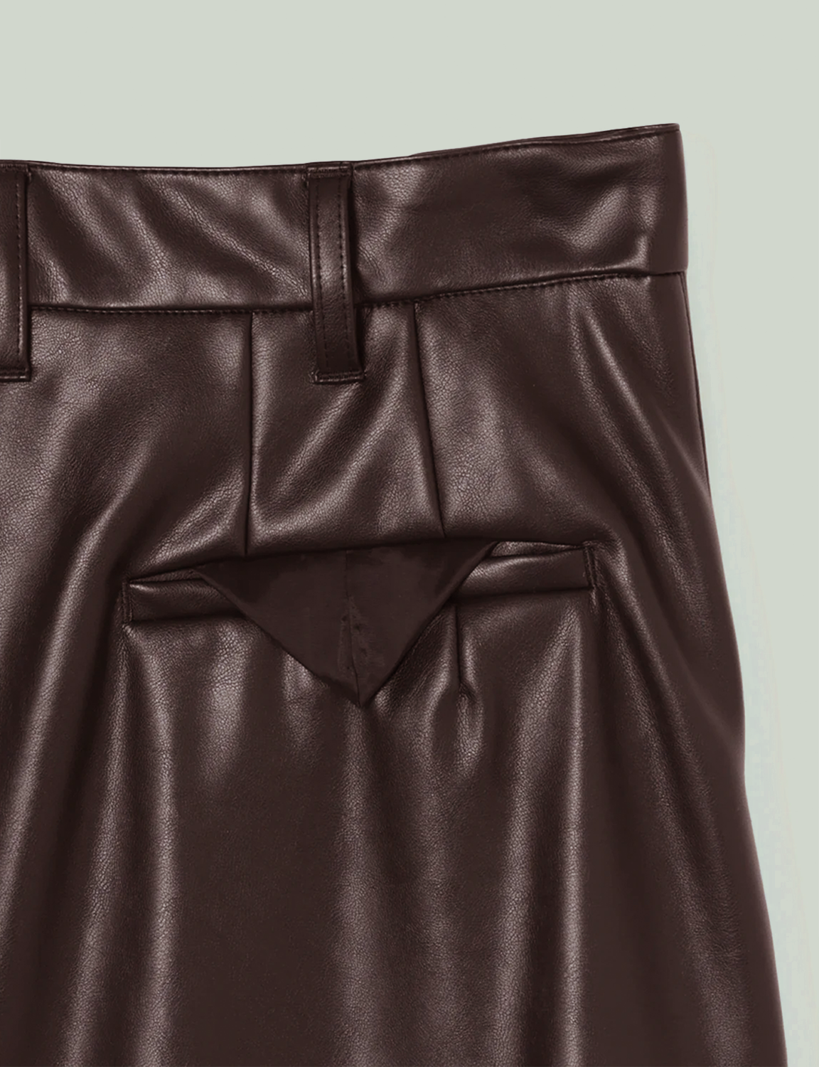 Back Open Skirt / brown