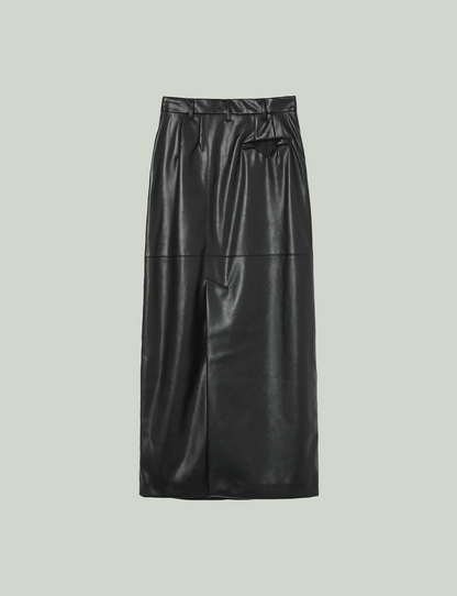 Back Open Skirt / black