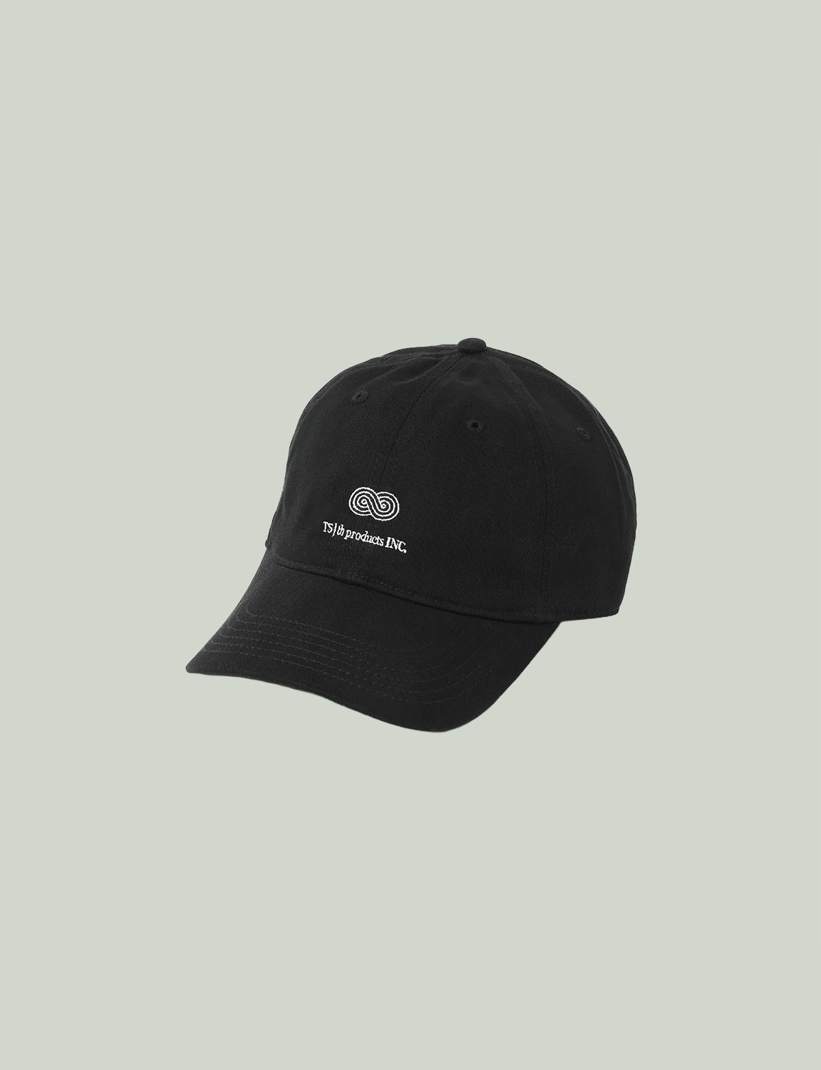 Embroidery Cap / black × white