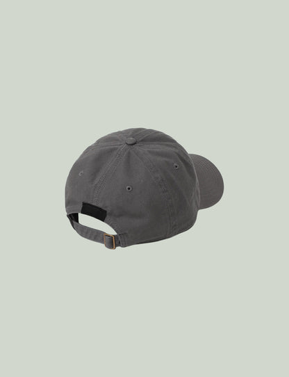 Embroidery Cap / gray × white