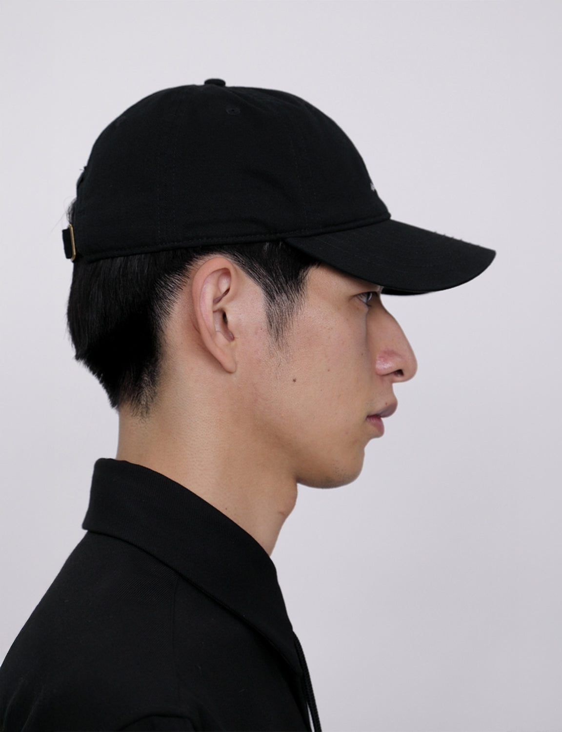 Embroidery Cap / black × white