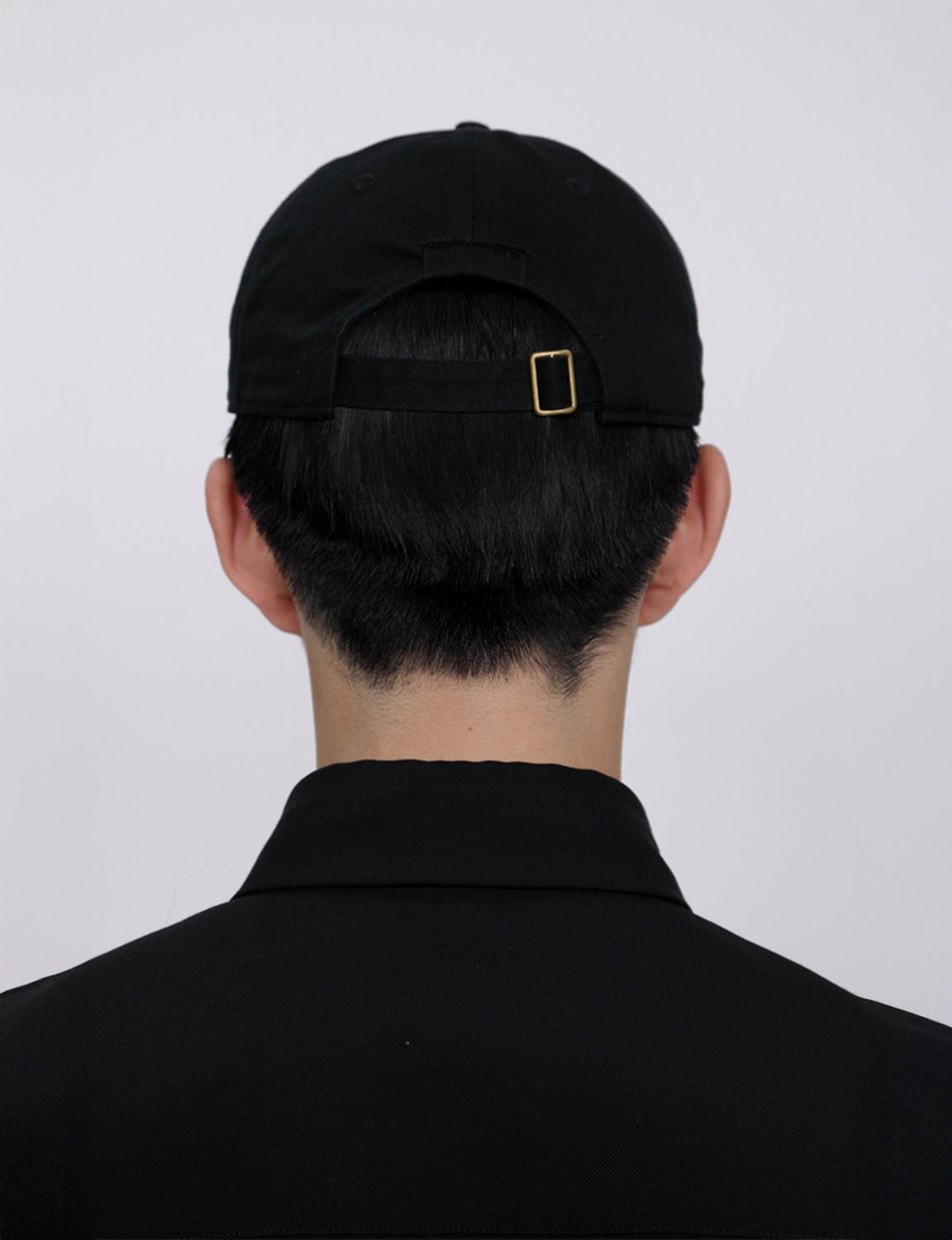 Embroidery Cap / black × white