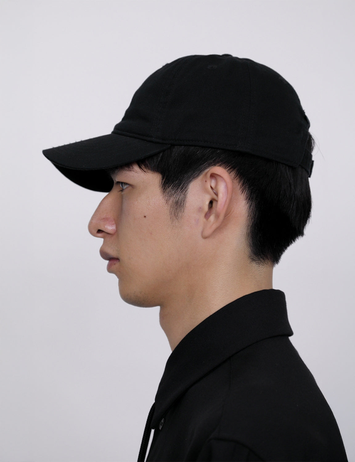 Embroidery Cap / black × white