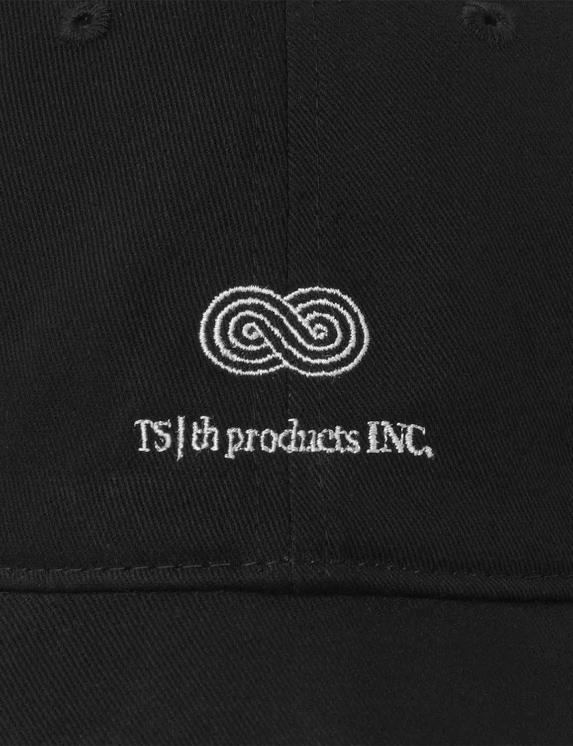 Embroidery Cap / black × white