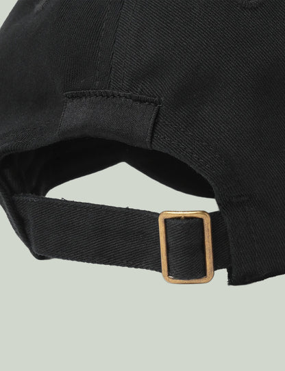 Embroidery Cap / black × white