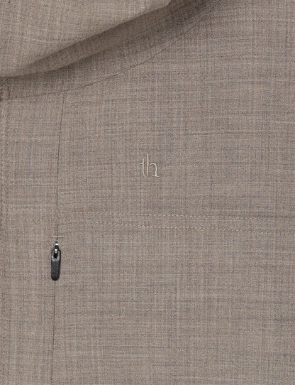 Hooded Shirt Blouson / beige