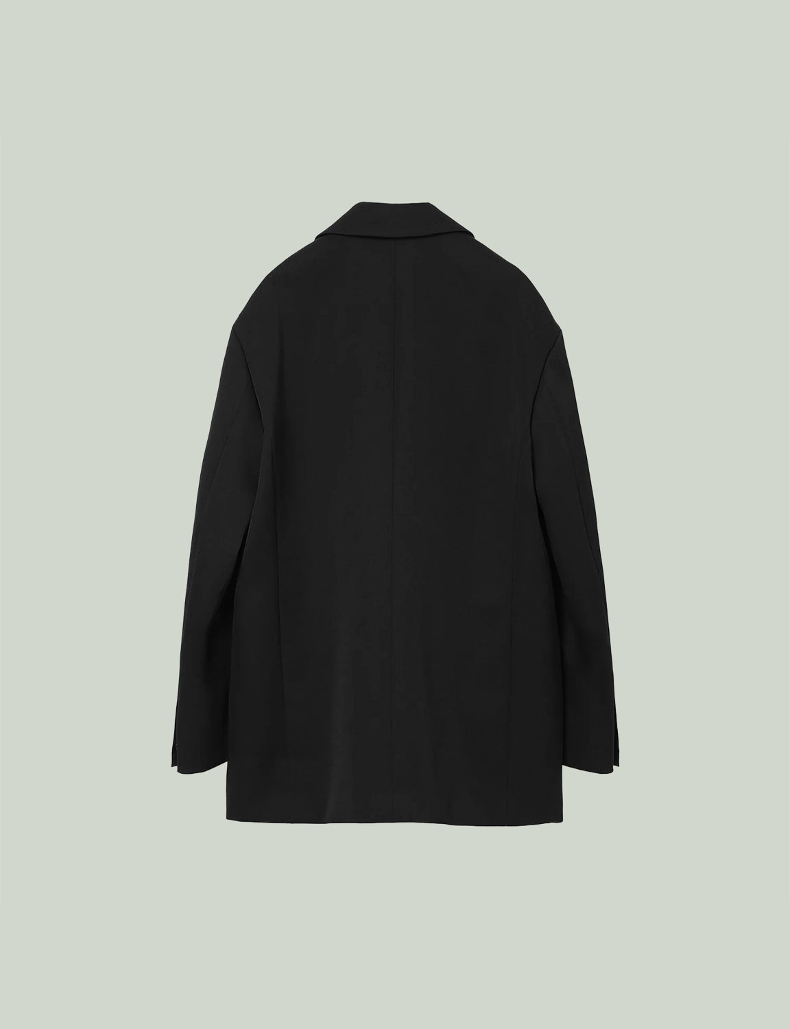 Oversized Double Breasted Jacket / black