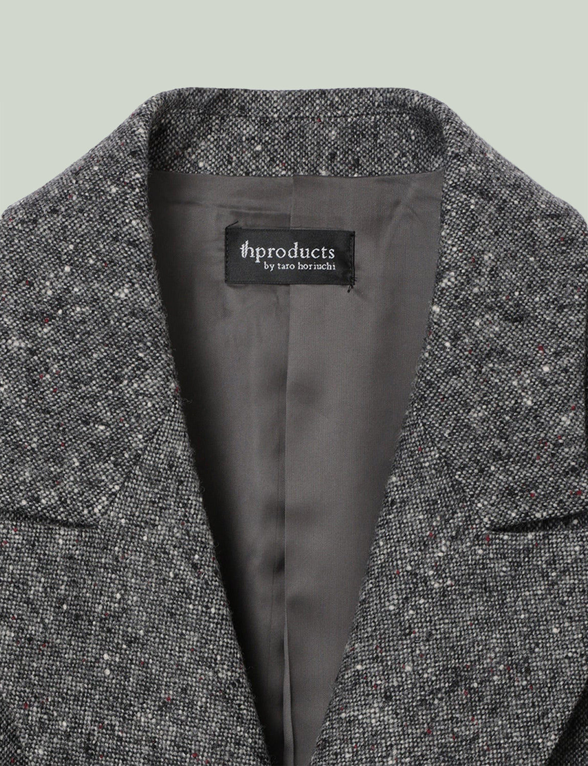 Oversized Double Breasted Jacket / tweed