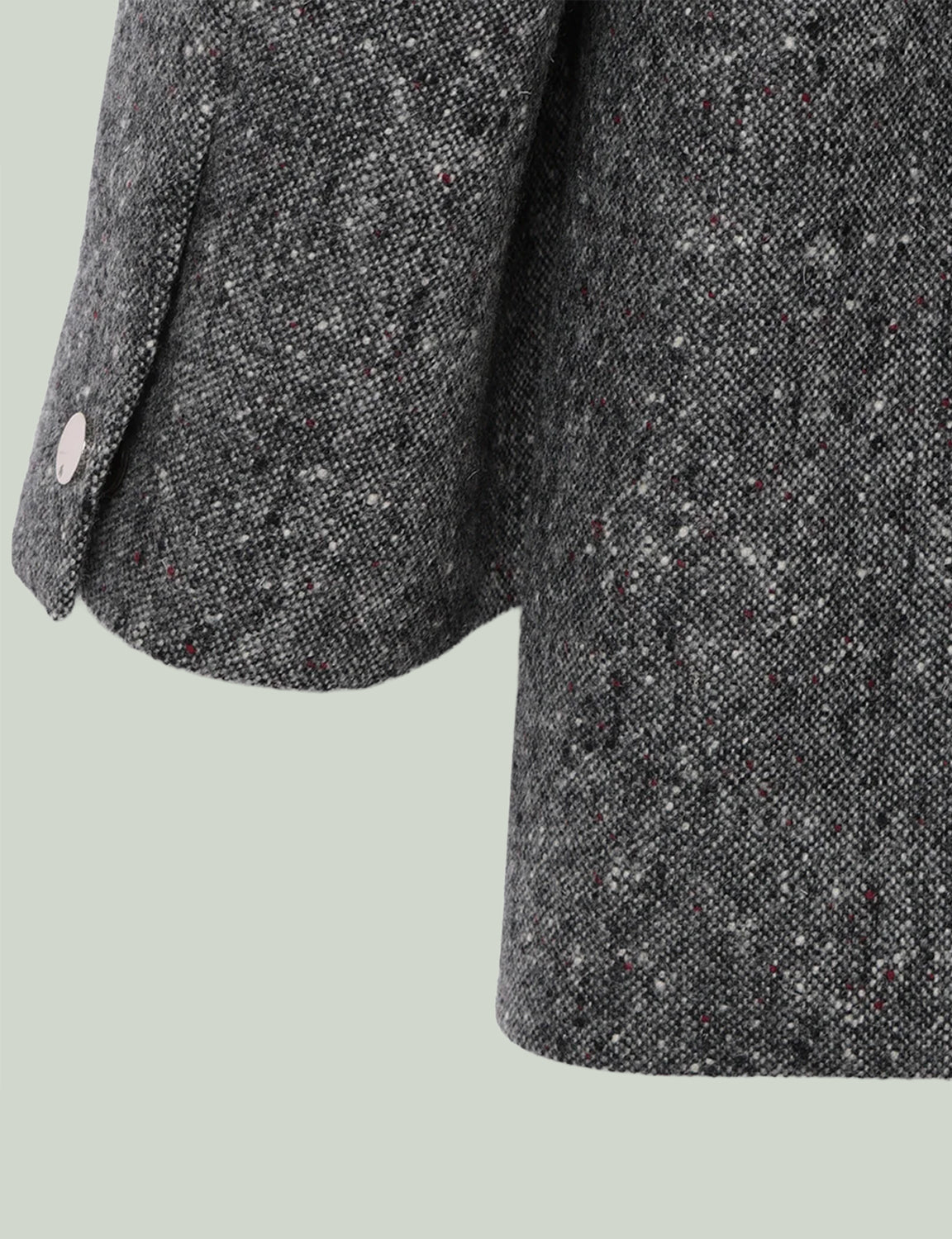 Oversized Double Breasted Jacket / tweed