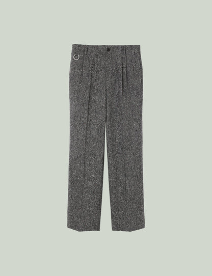 QUINN / Wide Tailored Pants / tweed
