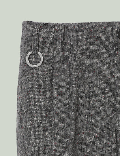 QUINN / Wide Tailored Pants / tweed