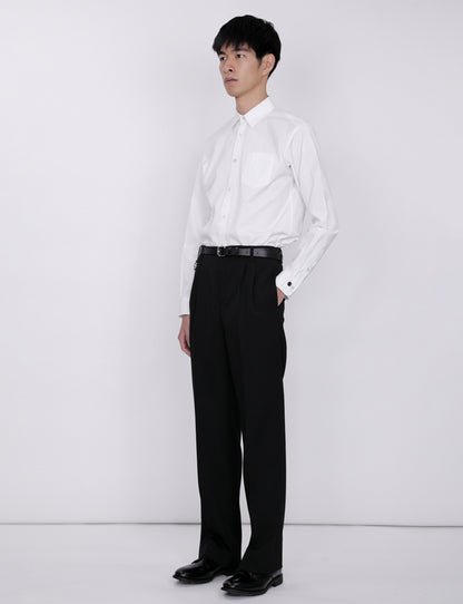 QUINN / Wide Tailored Pants / black