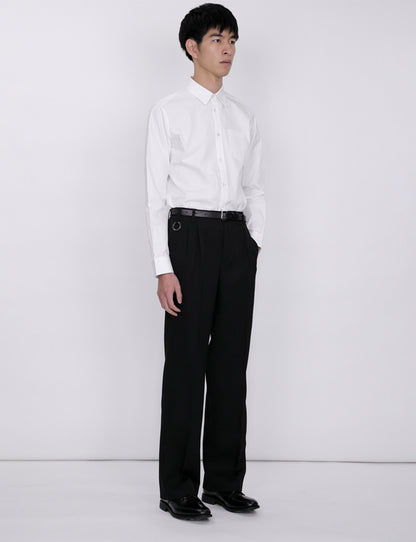 QUINN / Wide Tailored Pants / black