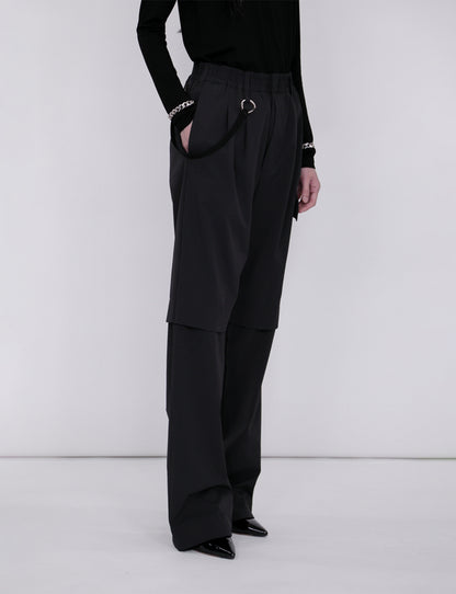Cargo Pants ARTIST WARDROBE / MIYU HOSOI / black