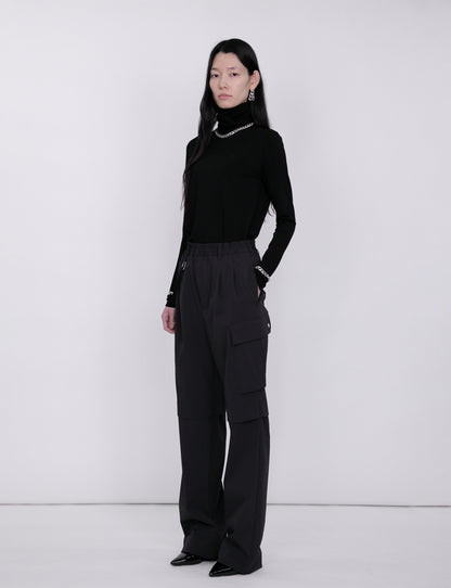 Cargo Pants ARTIST WARDROBE / MIYU HOSOI / black