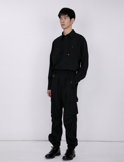 Cargo Pants ARTIST WARDROBE / MIYU HOSOI / black