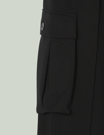 Wide Cargo Pants / black