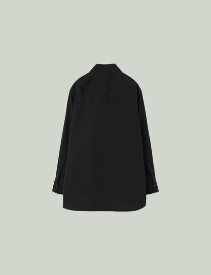 EDWARD / Big Sleeve Shirt / black