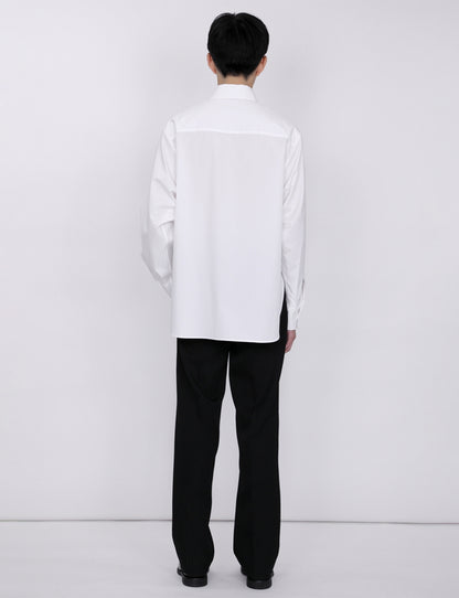 EDWARD / Big Sleeve Shirt / white