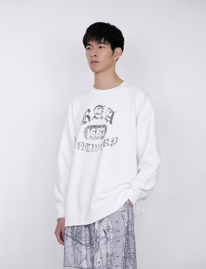 th products(ティーエイチプロダクト) 2025aw th015 スウェット ホワイト