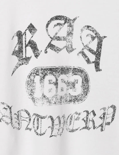 Damaged College Sweatshirt / white