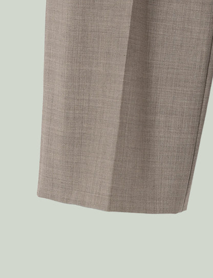 Tailored Detail Wide Pants / beige