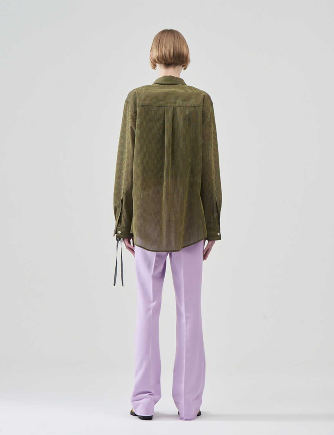 Striped Wool Shirts – Yellow