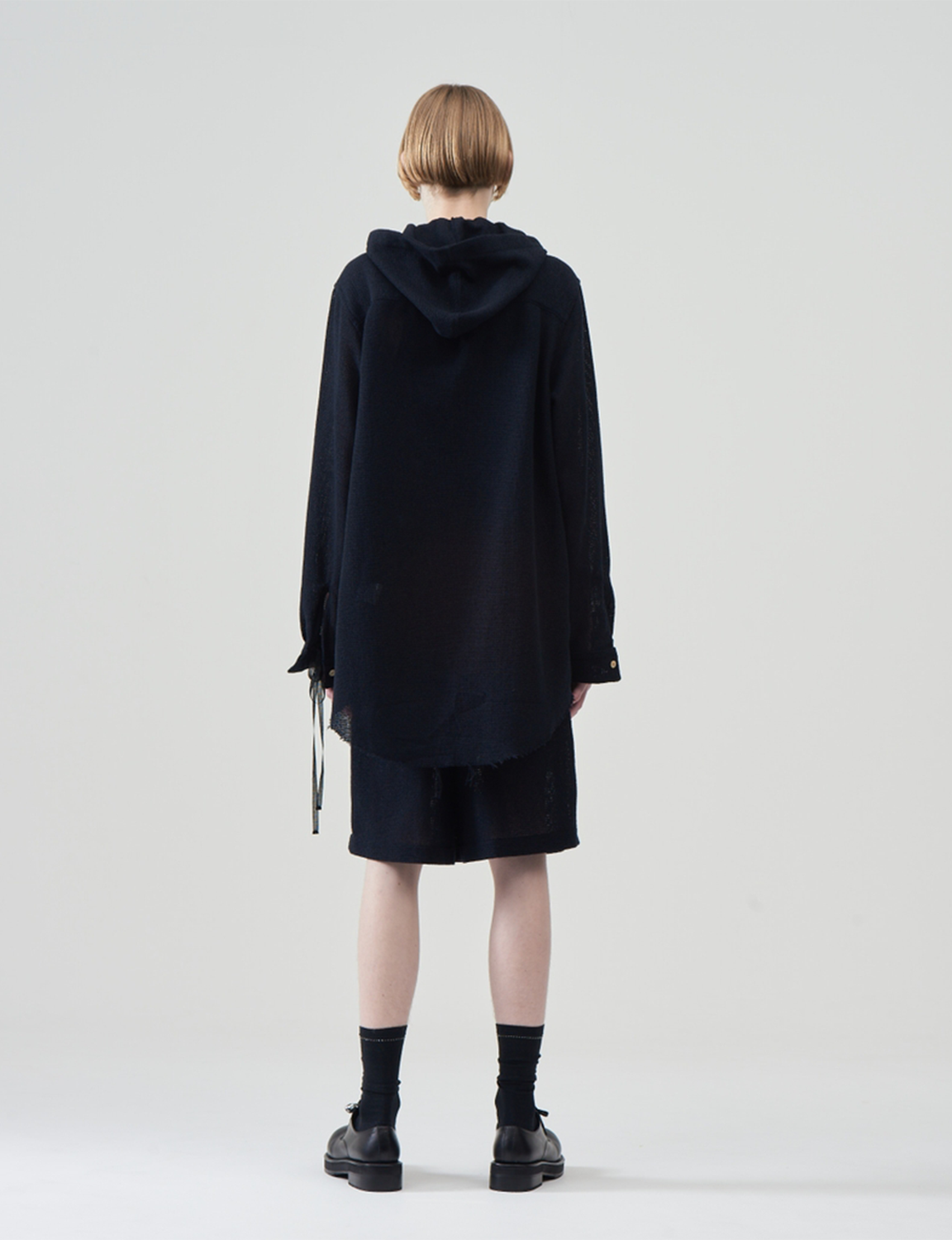 Hooded Pullover Shirts – Black