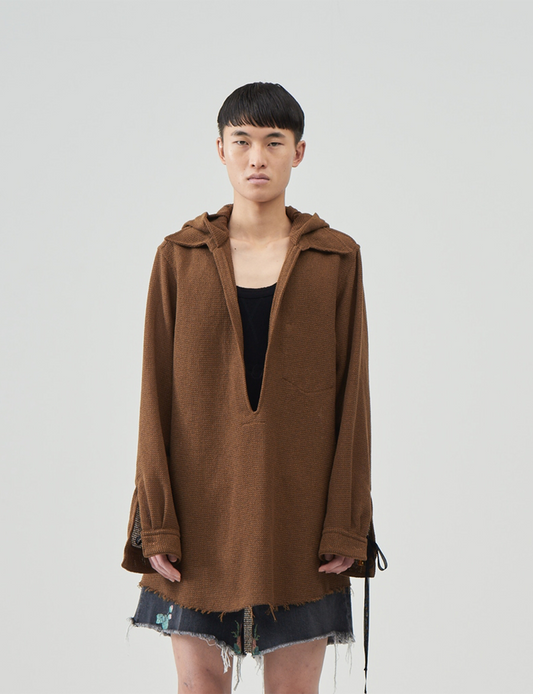 Hooded Pullover Shirts – Mustard