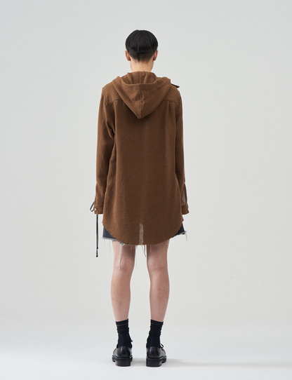 Hooded Pullover Shirts – Mustard