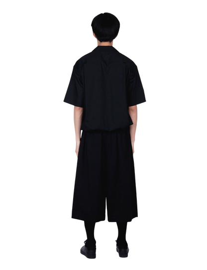 Open Collar Shirt (MID) / black