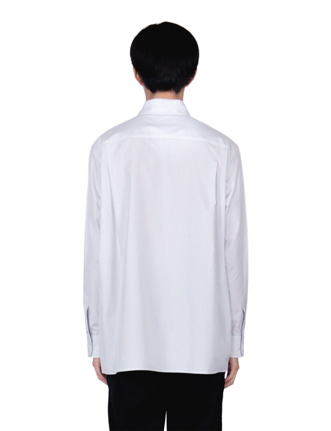 ROMAN / Midsize Shirt / sax stripe